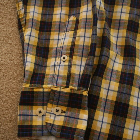 🟡 Boys Arizona Jean Co. Plaid Shirt – Size 14/16 – Excellent Condition 🟡 - Picture 7 of 7